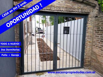 V665 Moron Oportunidad Casa en PH 3 amb. con Patio y Entrada de autos /  Todo a nuevo