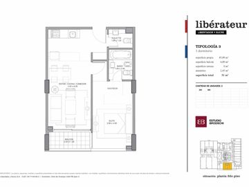 2 ambientes con cochera y baulera en Edificio Liberateur- A estrenar- Amenities de categoría FRENTE A AVENIDA DEL LIBERTADOR