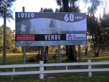Loteo Las Casuarinas Francisco Alvarez Moreno. Anticipo y cuotas