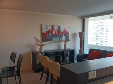 Departamento amoblado cercano Parque Arauco