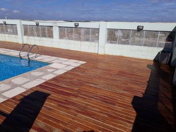 Monoambiente Corrientes al 6400 con cochera piso 9 vista a parque Pileta SUMA Laundry