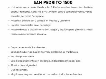 Venta. Flores. 3 ambientes. Luminoso