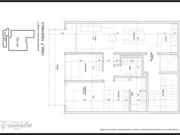 Piso de 3 ambientes con cochera, Villa Devoto