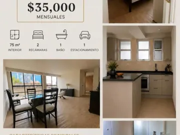 Departamento en renta en Polanco I Sección, Miguel Hidalgo, Ciudad de México