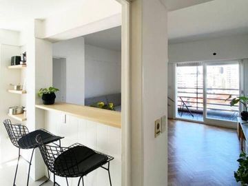 2 ambientes de 50 m2 aprox, amoblado en renta temporaria