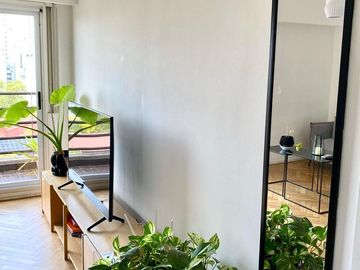 2 ambientes de 50 m2 aprox, amoblado en renta temporaria