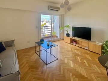 2 ambientes de 50 m2 aprox, amoblado en renta temporaria