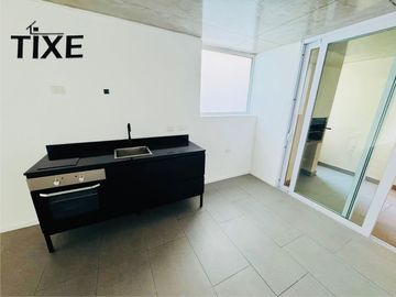 A estrenar - Monoambiente en 45 m2. Balcon y Patio con parrilla.