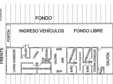 VENTA CASA LOTE PROPIO CON GALPON EN WILDE 10 X 46