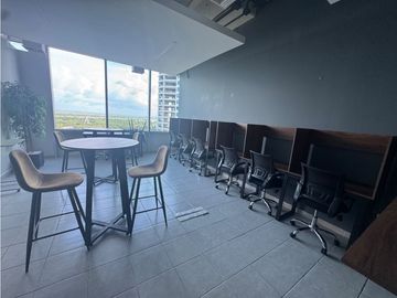 Oficina en renta/venta de 76 m2 en corporativo Azuna, Cancún