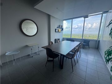 Oficina en renta/venta de 76 m2 en corporativo Azuna, Cancún