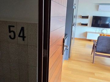Departamento exterior de 53m2 amueblado balcon Condesa con servicios incluidos