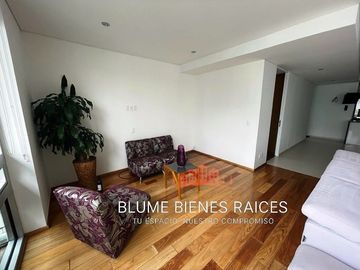Renta departamento amueblado con terraza y vista panorámica Parques Polanco