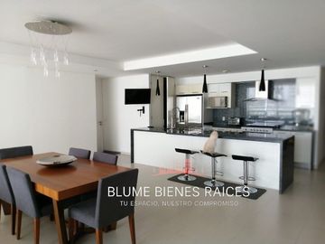 Renta departamento amueblado con terraza y vista panorámica Parques Polanco