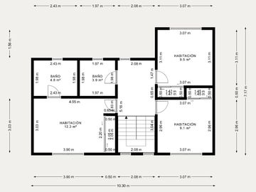 Venta Casa 6 ambientes - 5 dormitorios, con pileta