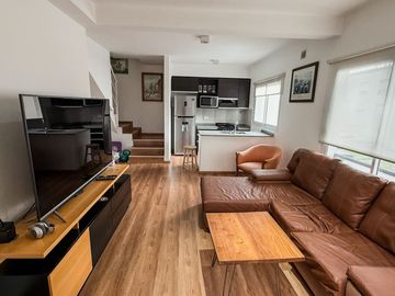 Dpto 3 amb en Duplex con Patio AMUEBLADO EL PALMAR