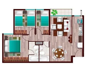 Departamento en arriendo  en PUERTO MONTT