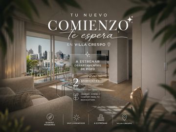 VENTA DEPARTAMENTO 2 AMBIENTES POZO VILLA CRESPO