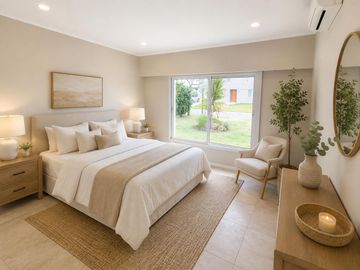 Casa al lago de 5 ambientes en alquiler anual en Ceibos Puertos del Lago