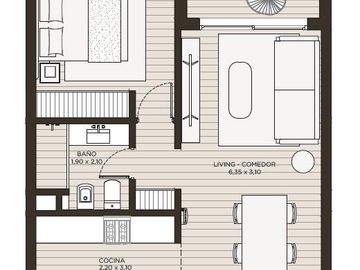 Venta Departamento 1 dormitorio a estrenar Funes Santa Fe