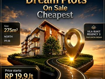 Dijual Murah Tanah Pakuwon Indah VBR