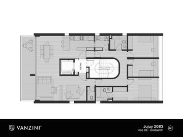 Departamento de 3 dormitorios piso exclusivo con cochera y radiadores en zona rio