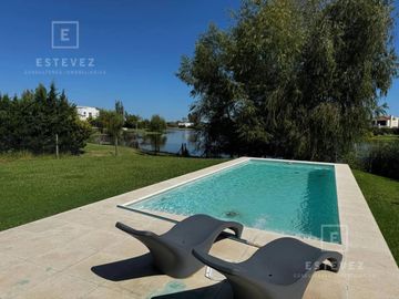 Casa en venta, 3 dormitorios, pileta, laguna, Barrio Cerrado, GBA Norte