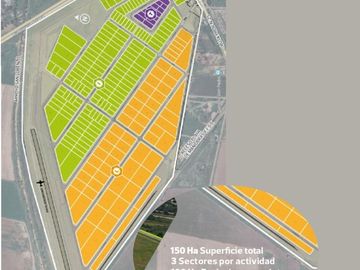 Lote en venta en el Parque Industrial San Lorenzo 5000m2 . Lote U079