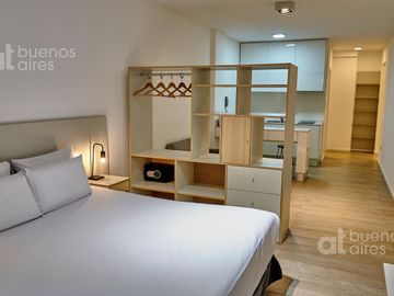 Monoambiente con balcón en Palermo en alquiler temporario.