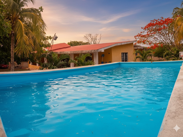 Rancho de 10 Hectáreas sobre Autopista Mérida–Campeche | Frente 400 m |