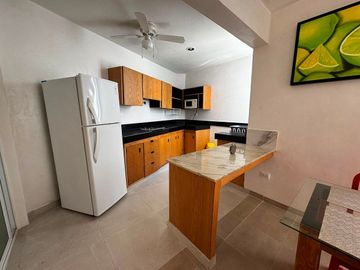 RENTA DEPARTAMENTO, AMUEBLADO Y EQUIPADO CON SERVICIOS INCLUIDOS.MÉRIDA, YUCATAN
