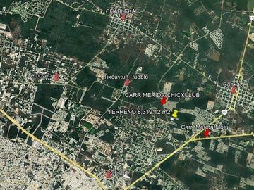 TERRENO PARA DESARROLLO HABITACIONAL A 200 METROS CARRETERA CHICXULUB PUERTO