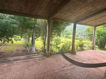 Rancho con casa de Campo y cultivo