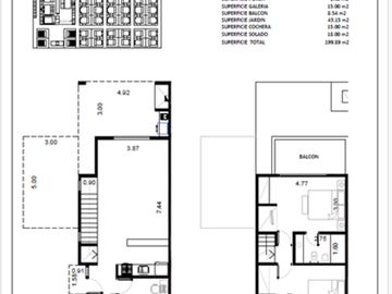 VENTA CASA DUPLEX, 3 DORM, C/JARDIN. PILAR