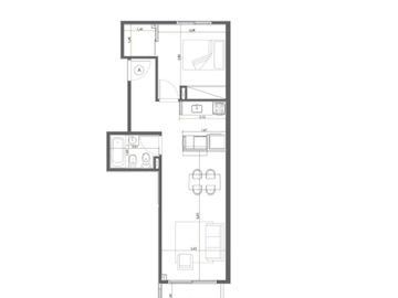 VENTA DEPARTAMENTO 2 AMBIENTES POZO MONTE CASTRO