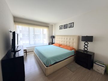 Departamento en renta en Nápoles con balcón y amenidades