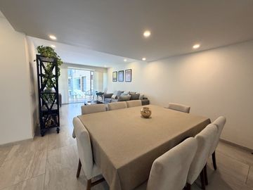 Departamento en renta en Nápoles con balcón y amenidades