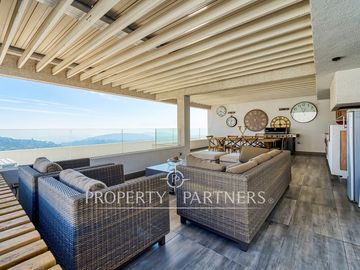 Moderno departamento dúplex con espectacular vista sector San Carlos de Apoquindo