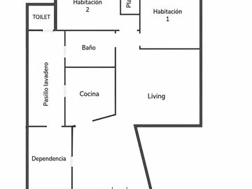 Departamento en venta 3 ambientes+ dependencia Flores