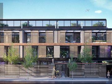 Departamento de 2 Ambientes en Vicente Lopez con Jardin y Cochera en complejo con amenities