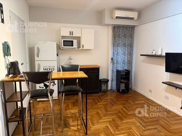 Departamento Monoambiente en Recoleta en Alquiler temporraio.