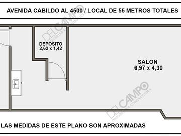 Av. Cabildo al 4500 - Nuñez - Local de 55 m2 Libres con frente a la avenida