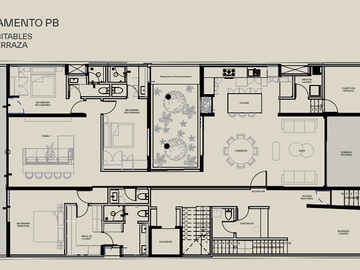 PRE VENTA DE DEPARTAMENTO CON TERRAZA EN DEL VALLE