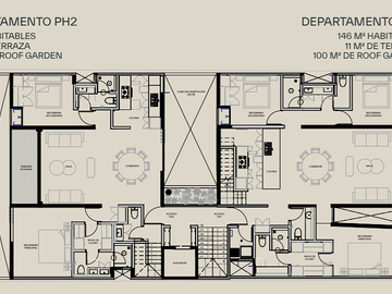 PRE VENTA DE DEPARTAMENTO CON TERRAZA EN DEL VALLE