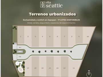 Terreno en La Seattle en venta