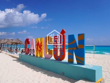 DEPARTAMENTO DE 2 RECÁMARAS CON BALCÓN EN CANCÚN. CINE, ALBERCA, COWORKING. SPORTBAR