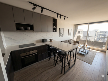 DEPTO SEMI NUEVO EN ARRIENDO ÑUÑOA 2D1B