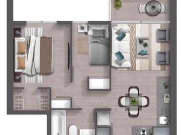ARRIENDO 2D1B CON ESTAC Y BODEGA LA FLORIDA