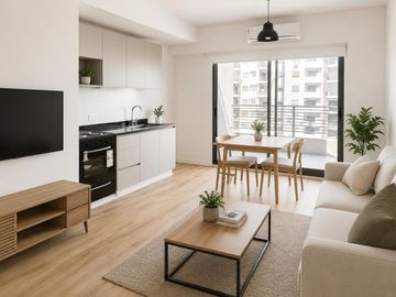 Venta departamento monoambiente balcon aterrazado