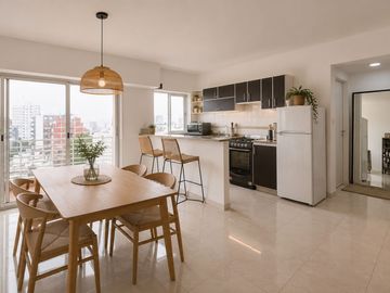 VENTA DEPTO 2 AMB DE 60 M2 CON  BALCÓN CORRIDO
